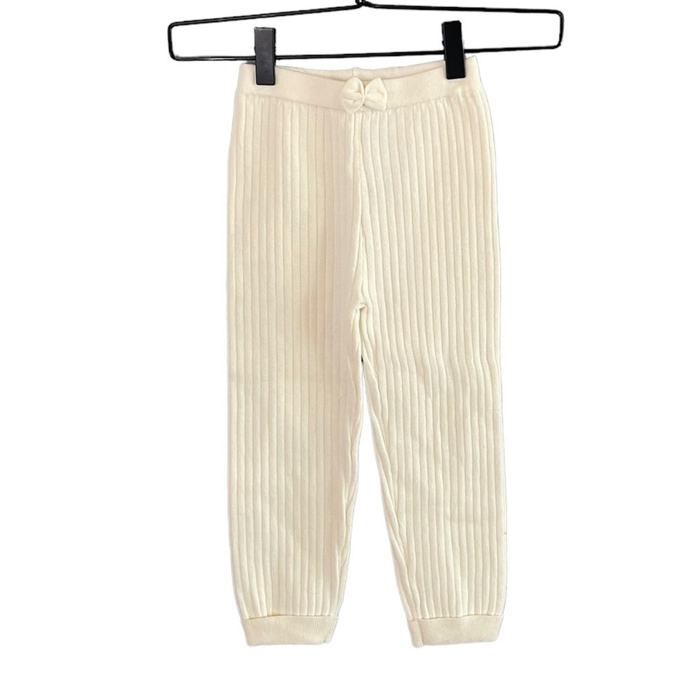 Ettie H Toddler Girls Ribbed Cotton Casual Pants Leggings Size 3 Years New NWT